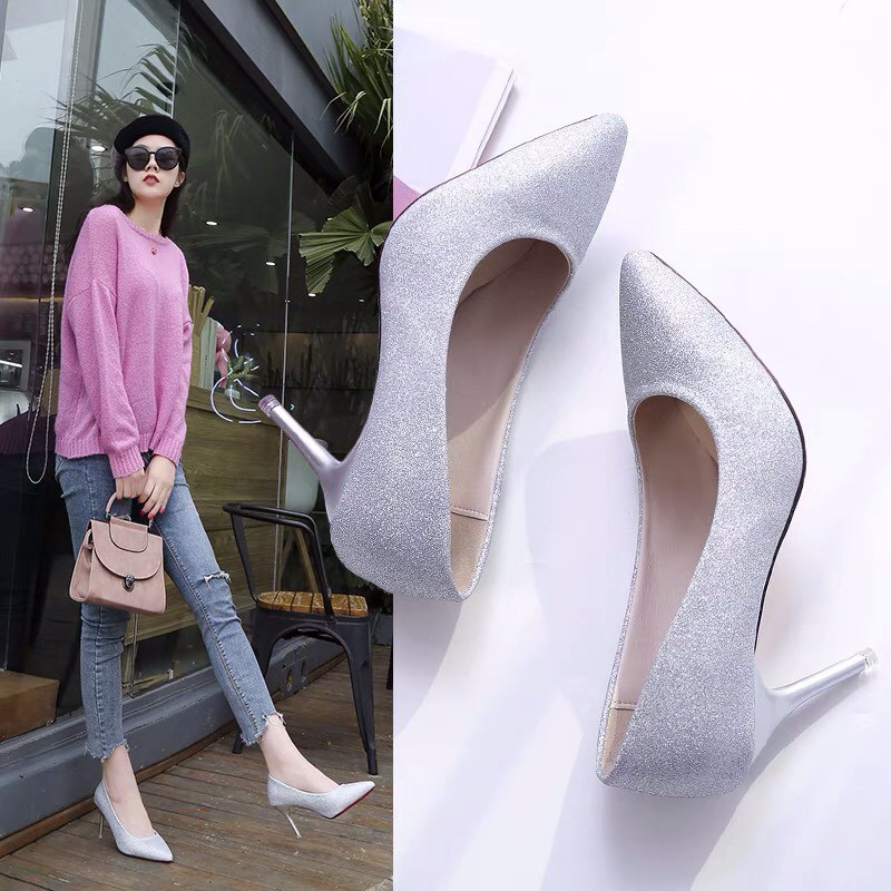 FREE SHIP Giày cao gót công sở gót 7p sang chảnh