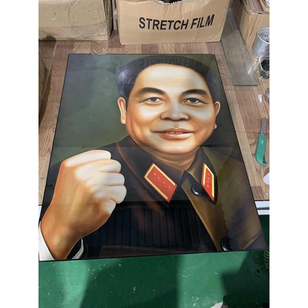Tranh ĐẠI TƯỚNG VÕ NGUYÊN GIÁP vị tướng lĩnh tài ba của dân tộc TẶNG KÈM ĐINH TREO BH049