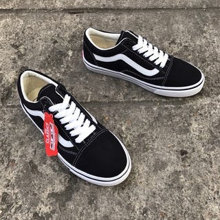 Giày vans old skool đen trắng Cổ thấp