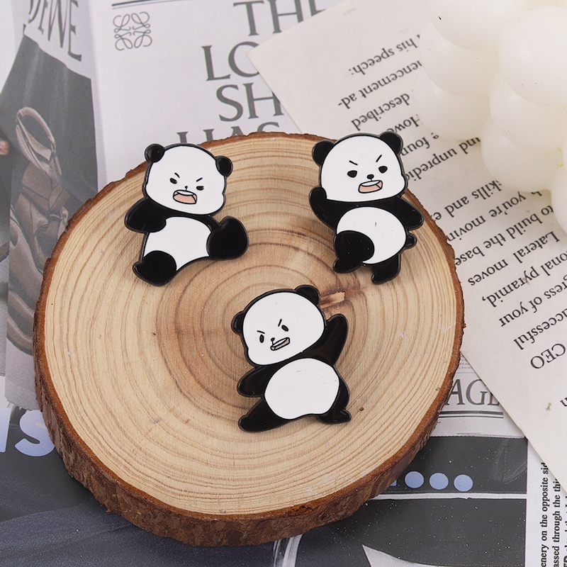 Huy Hiệu Cài Áo Hình Gấu Trúc Kung Fu Dễ Thương