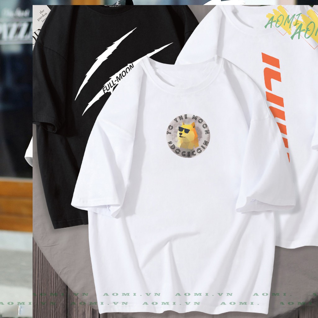 ÁO THUN MEME DOGE COIN NHIỀU MẪU THÚ VỊ PHÔNG NAM NỮ GIA ĐÌNH CẶP ĐÔI CÓ SIZE TRẺ EM AOMIVN
