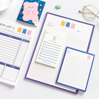 30 Sheets Ins Cute Sticky Notes Notebook Paper Memo Learning Hand Account Collage Material