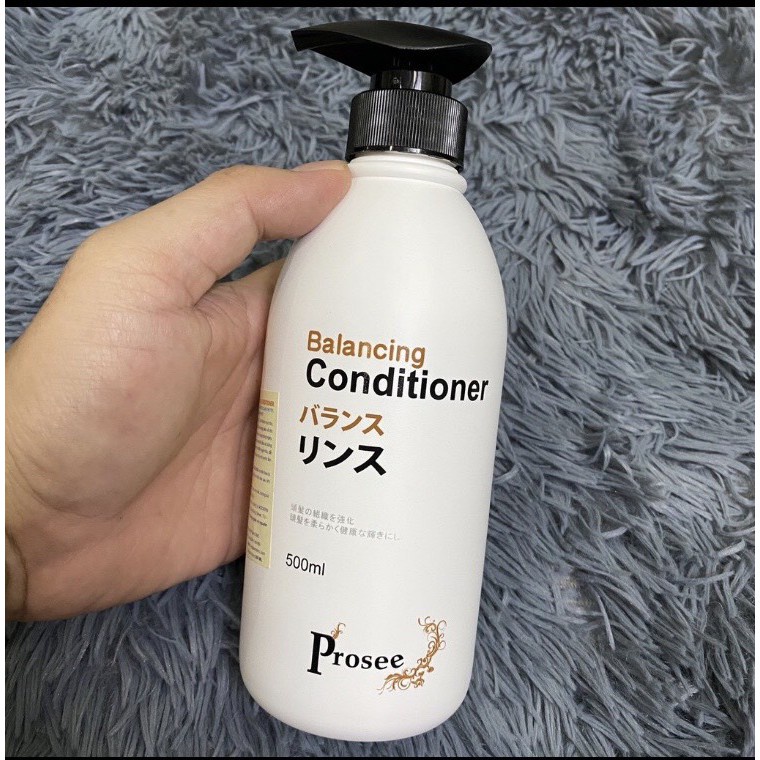 Dầu xả dành cho tóc gàu chống dầu, chống rụng tóc Prosee Balancing Shampoo 500ml