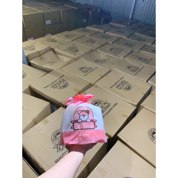 Khăn mặt khô đa năng dùng 1 lần Olibear, Animerry Natural