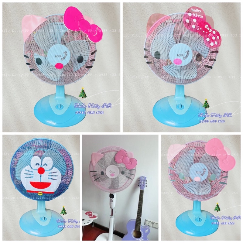 Bọc quạt Hello Kitty Doremon Doraemon