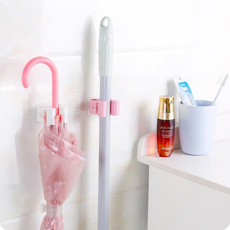 Móc Treo Chổi Treo Đồ Đa Năng Và Cây Lau Nhà Đa Năng Siêu Chắc Sắp Xếp Nhà Tắm