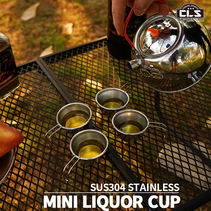 Bộ 4 ly uống trà nước cafe cắm trại LR4