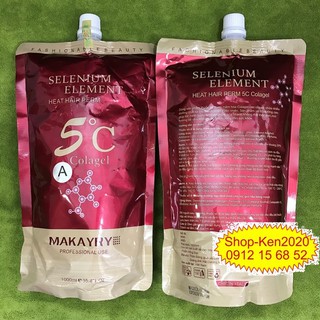 Duỗi ép tóc 5C Colagel 1000ml x2 (A-B)