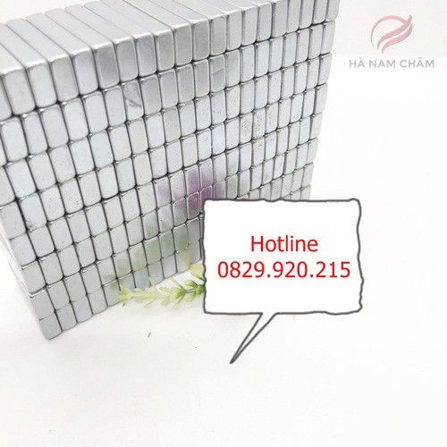 nam châm chữ nhật dài 30mm rộng 10mm dày 5mm mạ kẽm