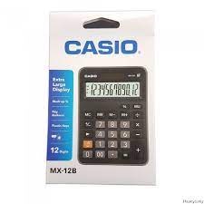 [Có bảo hành] [Có sẵn] [Rẻ vô địch] [Ảnh thật] [Chính hãng] Máy Tính Văn Phòng Casio MX-12B-BK-W-DC