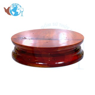 Đế gỗ tròn - Đế gỗ đặt bình ngâm cao cấp