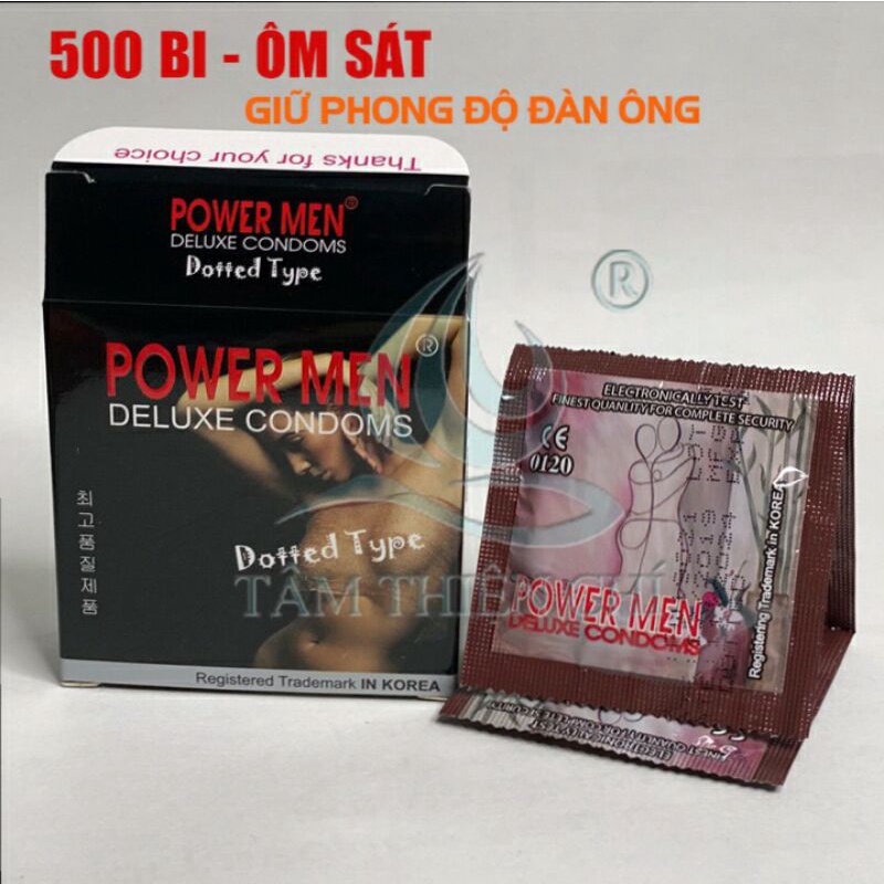 BAO CAO SU GAI POWER MEN DOTTED TYPE HỘP 3 CHIẾC