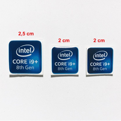 Miếng Dán Intel Core I9 + 8th Gen 2015 Chất Lượng Cao