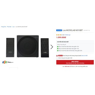 Loa dàn 2.1 MICROLAB M300BT, M318BT