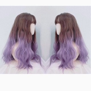 Tóc giả cả đầu ombre nhiều màu