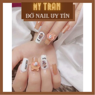 Charm nail , Charm gấu , hoạt hình nail đủ màu sắc trang trí móng