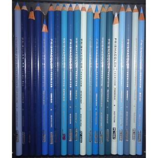Bút chì màu Prismacolor Premier cao cấp hạng họa sĩ, màu sắc tươi sáng, đẹp rực rỡ_4 (tone xanh dương)