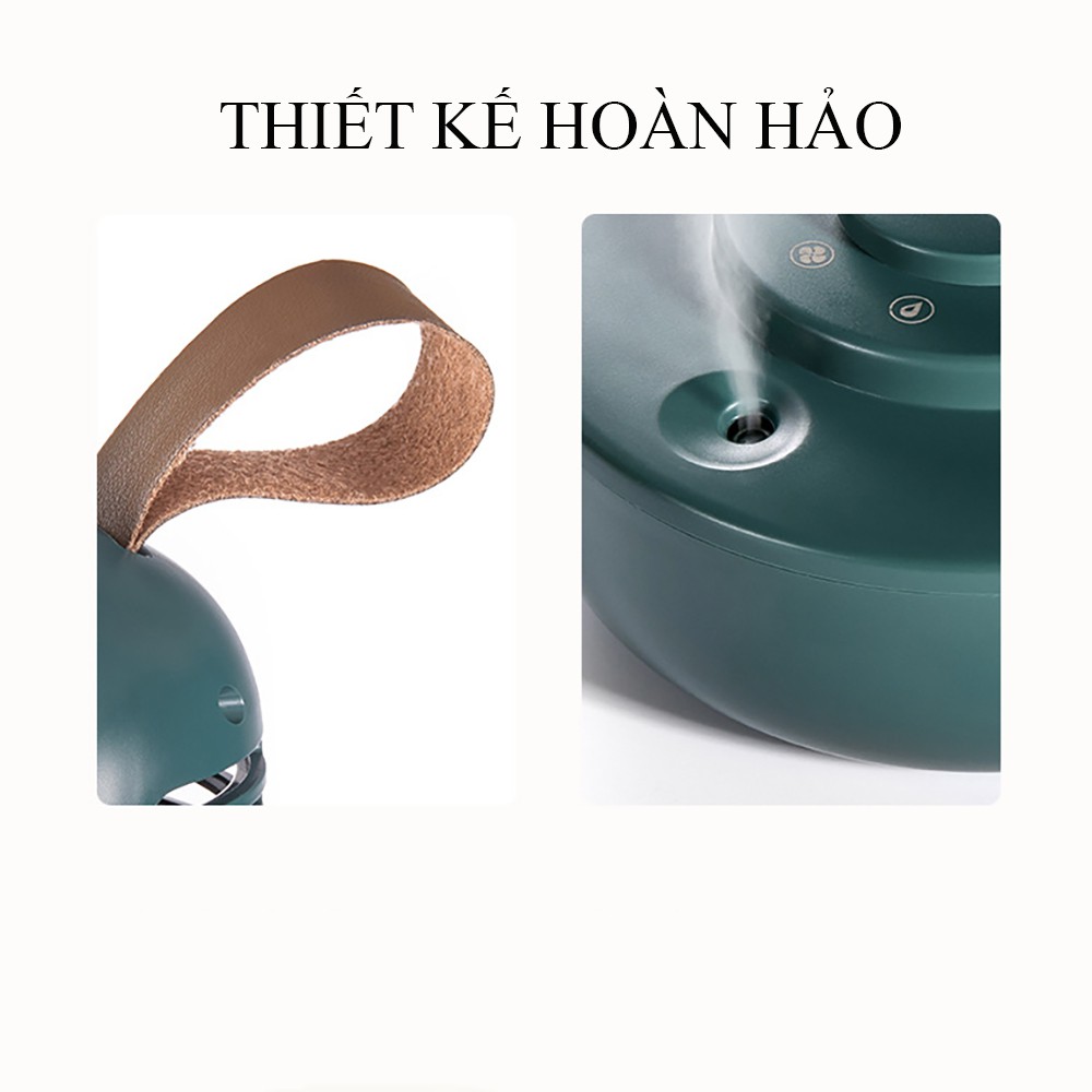 Quạt phun sương, quạt điều hoà không khí tạo ẩm hình tháp cổ điển tích hợp phun sương hai trong một để bàn