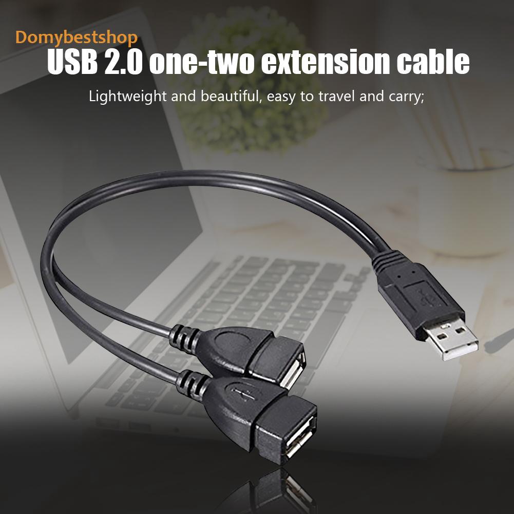 Dây Cáp Chia 2 Cổng Usb 2.0 Db--30Cm