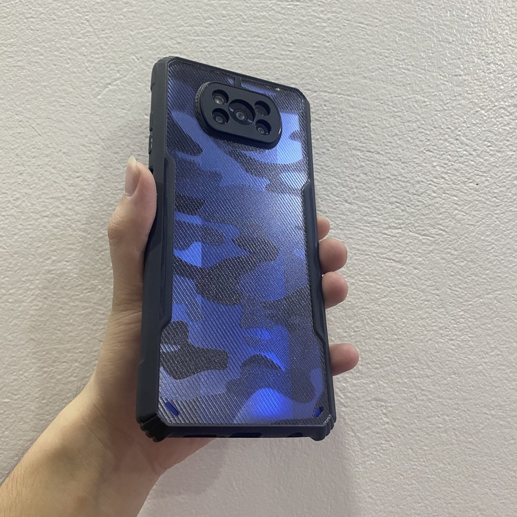 Ốp lưng Rzants Xiaomi K30 / Poco X3 / X3 NFC / Poco X3 Pro, Mặt lưng vân camo