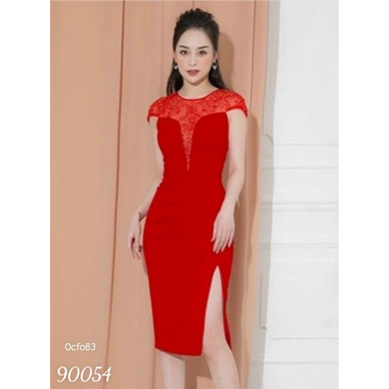 ĐẦM BODY DỰ TIỆC - PHỐI LƯỚI SANG CHẢNH , THỜI TRANG NỮ SÀNH ĐIỆU TÔN DÁNG SIÊU XỊN CHO CÁC CHỊ EM KM FASHION