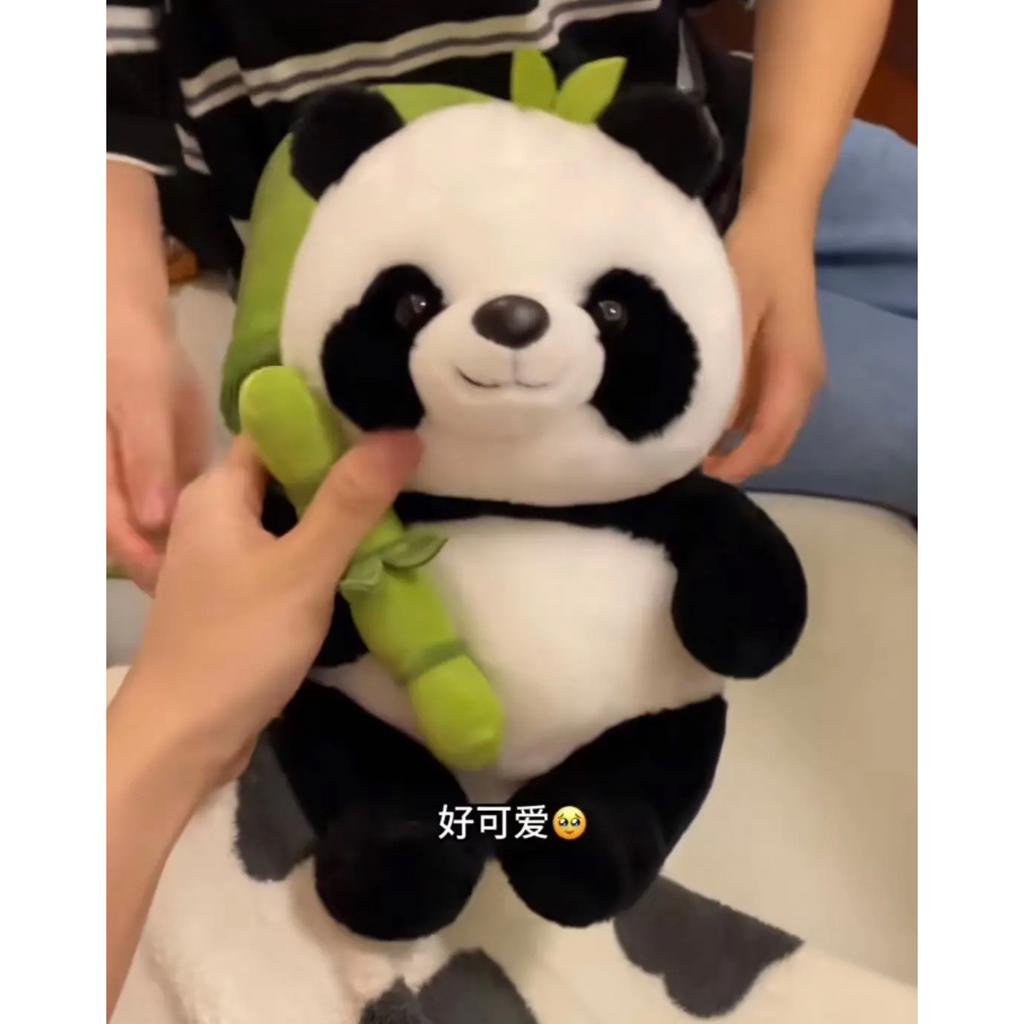 Hot!Gấu Trúc Nhồi Bông 2 Trong 1 Dễ Thương, Gấu Trúc Menglan, Gấu Trúc Huahua