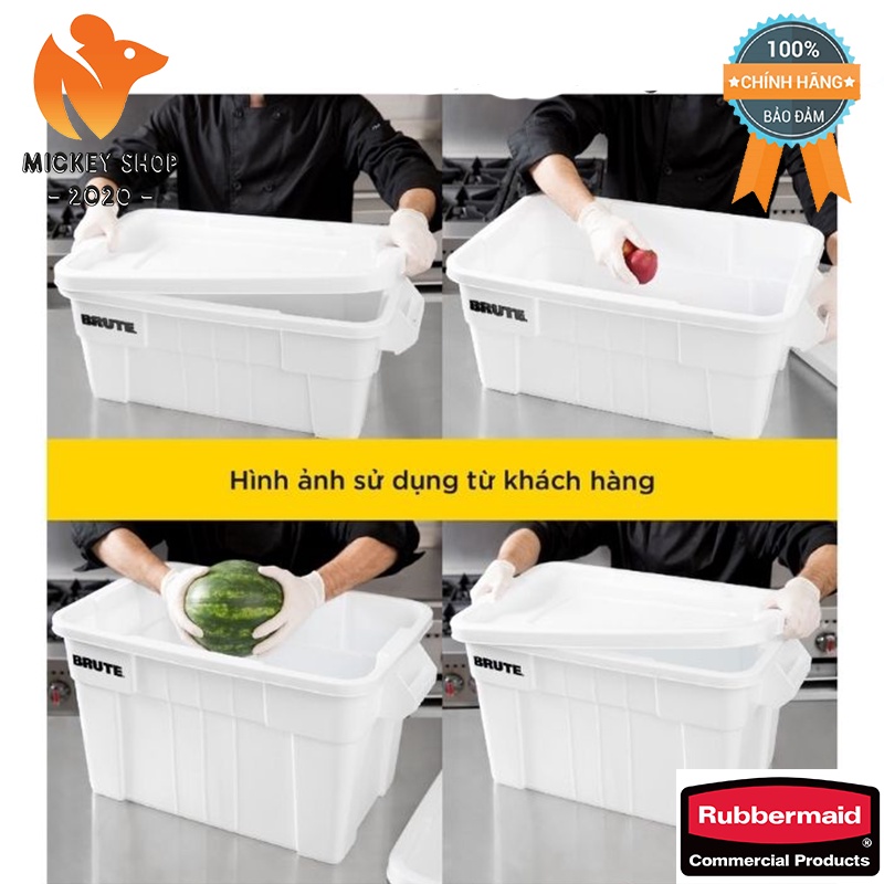Thùng Hình Chữ Nhật Lưu Trữ | Vận Chuyển RUBBERMAID SKU: FG9S3000/FG9S3100 - CHÍNH HÃNG