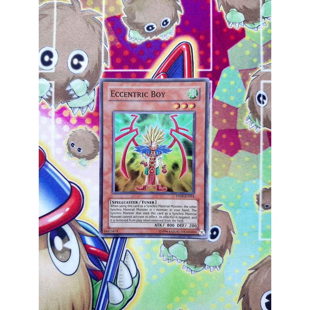 Thẻ Bài Yugioh Mint90 Monster Eccentric Boy - DP09-EN014 - Super Rare