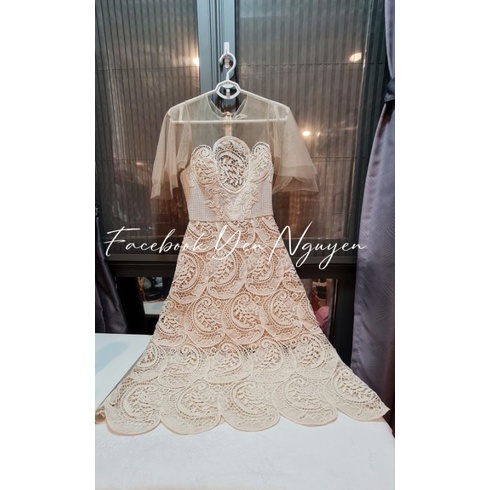 AMY STORE ⤑ Váy ren Amy tay lưới siêu đẹp ⇿〈Giá gốc 3.250〉