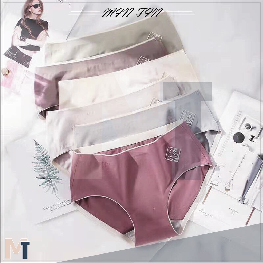 COMBO 5 QUẦN Quần Lót Nữ Cotton Kháng Khuẩn Không Đường May Diệt Khuẩn Ngăn Ngừa Virut