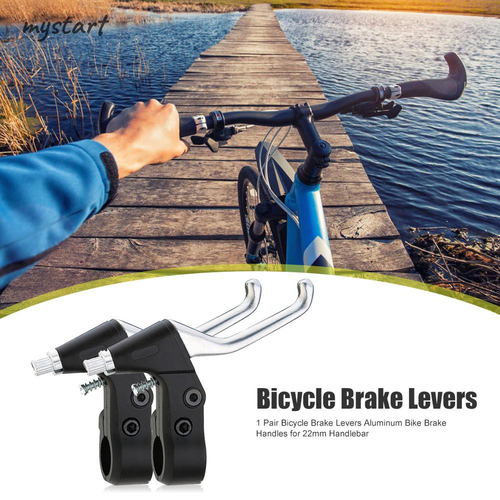 Cặp Cần Phanh Bằng Nhôm Gắn Tay Lái Xe Đạp 22mm