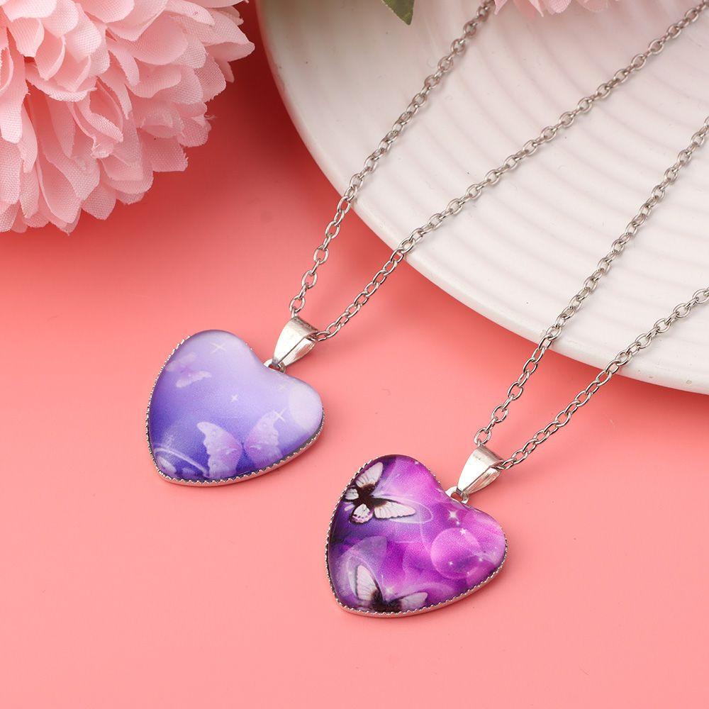 Vòng cổ Mặt Hình Trái Tim/Quả Đào Cho Nữ