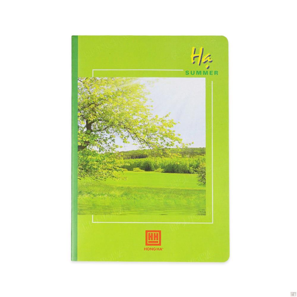 Combo 5 cuốn Vở kẻ ngang Hồng Hà 120 trang Pupil Bốn mùa - 1001