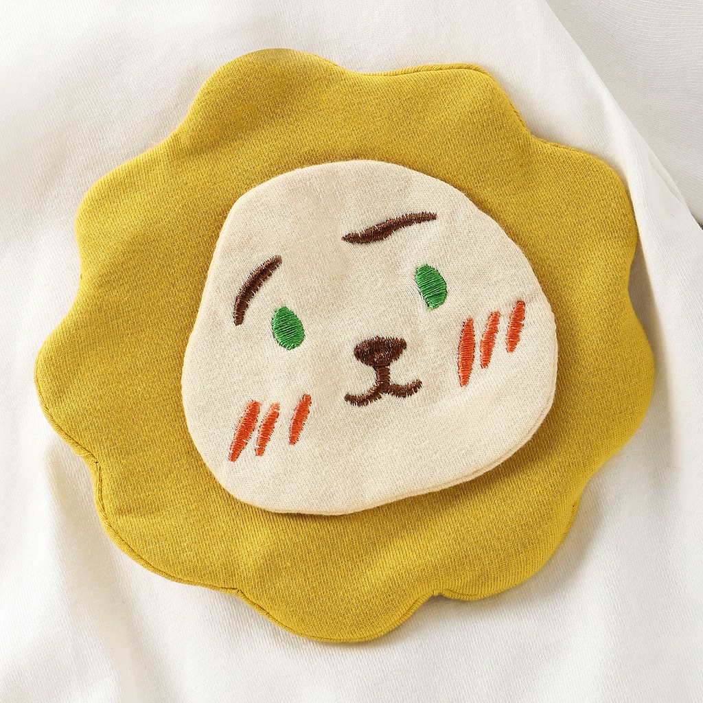 Áo Liền Quần In Họa Tiết Hoạt Hình Dễ Thương Cho Trẻ Sơ Sinh