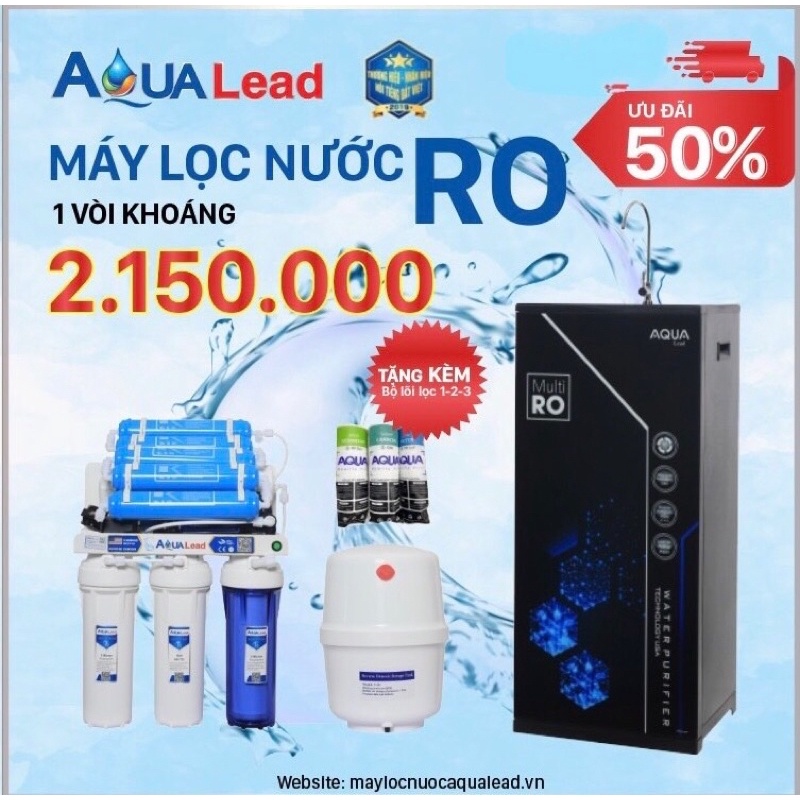 Máy lọc nước ro Aqua lead có tủ từ 8-11 cấp