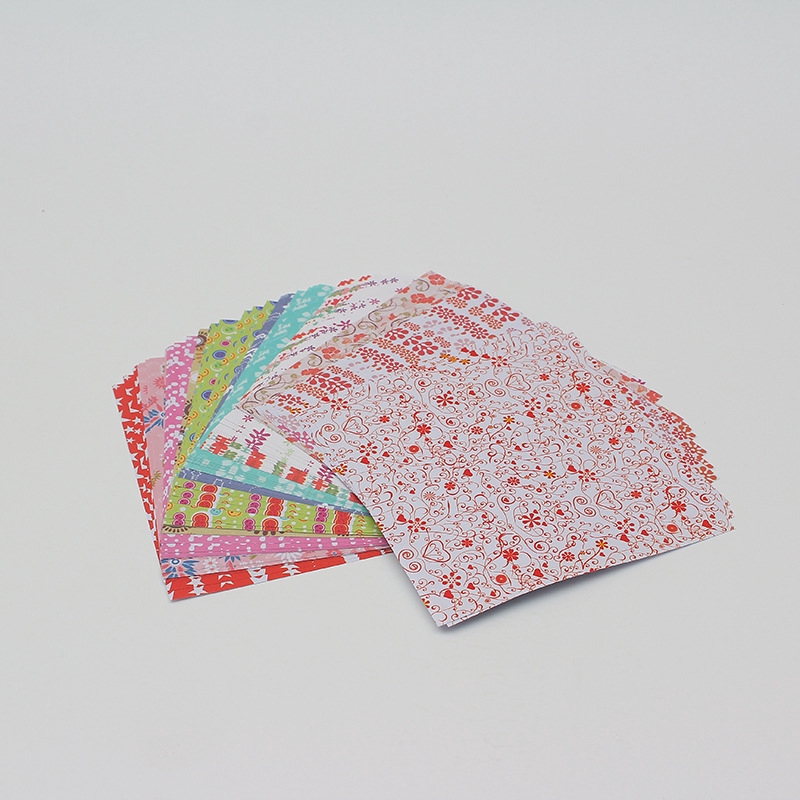 Set 72 Giấy Vuông 15 * 15cm Họa Tiết Giấy Xếp Origami