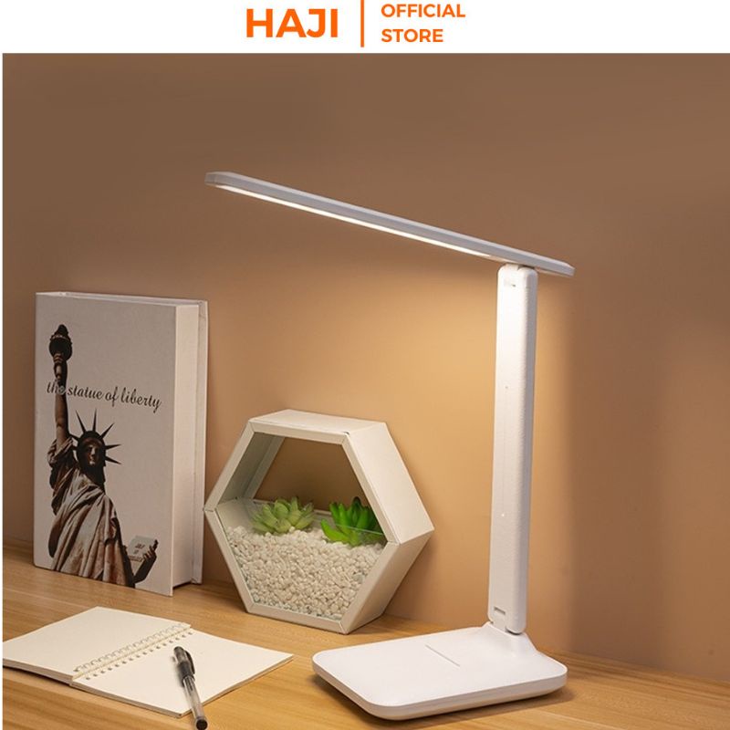 Đèn để bàn làm việc HAJI với 3 cấp độ điều chỉnh ánh sáng giúp chống cận E36