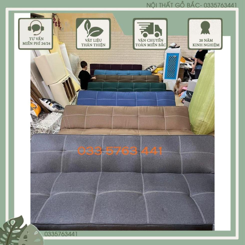 HÀNG CHÍNH HÃNG- Sofa bed gấp gọn hàng loại 1 cao cấp kích thước 1m8x90cm có 3 nấc ngả
