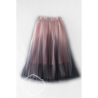 Chân váy tutu xếp ly Ombre