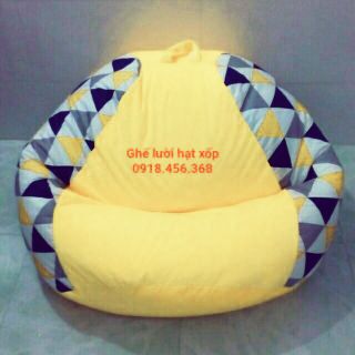 VỎ GHẾ LƯỜI HẠT XỐP  (không bán kèm hạt xốp )