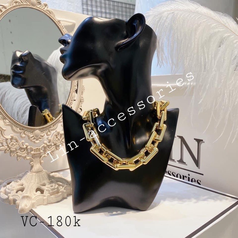 VÒNG CỔ CHOKER XÍCH VUÔNG