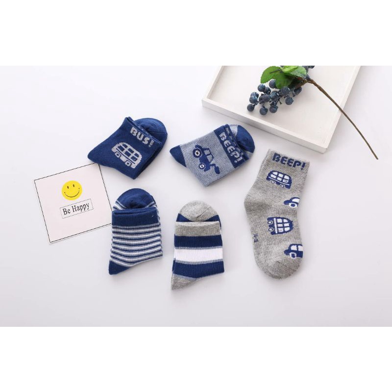 Tất bé gái cotton mềm màu sắc siêu xinh