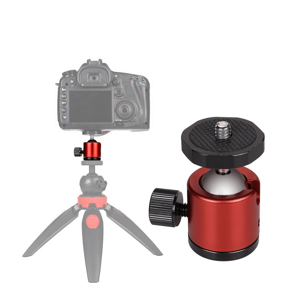 Giá Đỡ Ba Chân Đầu Bi XT-XINTE Xoay 360 Độ Ốc Vít 1 / 4 "Mini Cho Máy Ảnh DSLR /