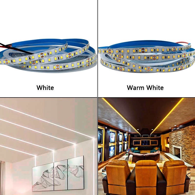 Dây Đèn led Trang Trí 5M 2835 12V2835 60 Hạt 120 Hạt