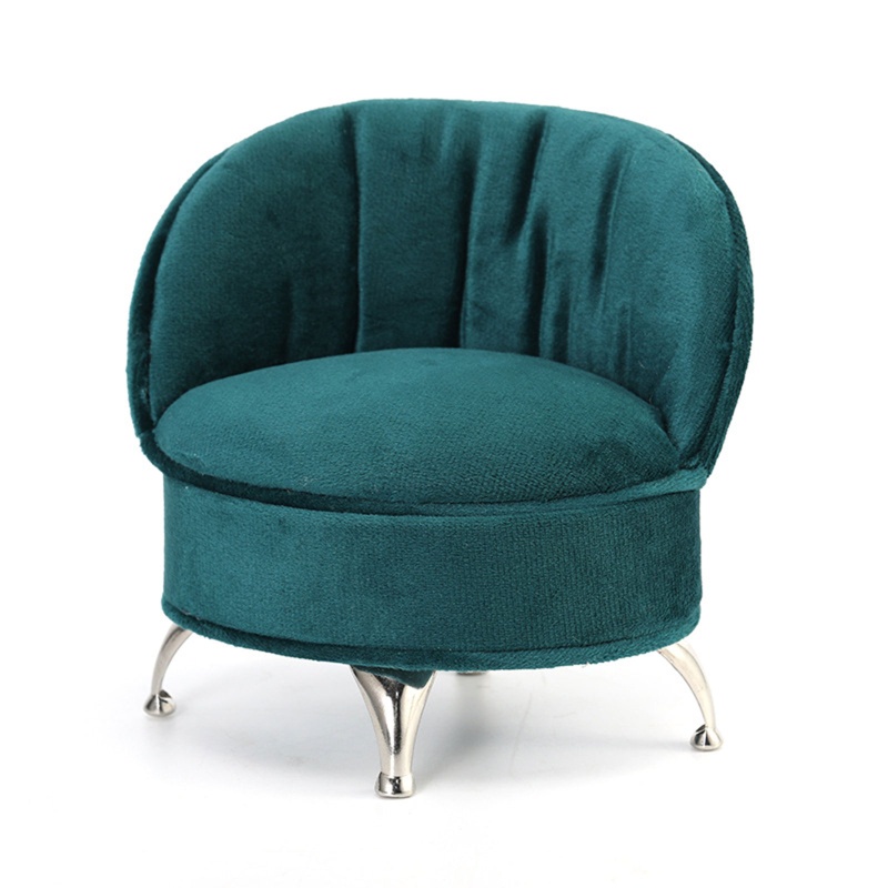Hộp Đựng Trang Sức Hình Ghế Sofa Màu Xanh Lá Sang Trọng