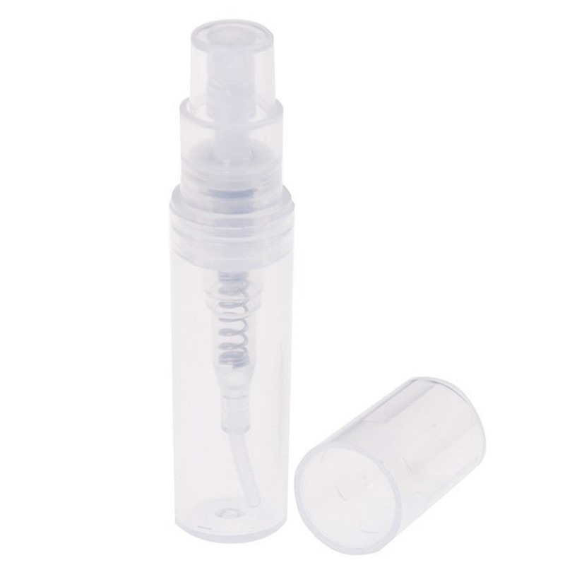 (Hàng Mới Về) Set 100 Chai Nhựa Trong Suốt Mini 3ml Đựng Nước Hoa / Nước Hoa Tiện Dụng