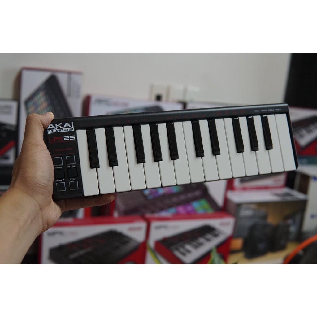 THIẾT BỊ SẢN XUẤT ÂM NHẠC CỠ MINI - AKAI PROFESSIONAL LPK 25