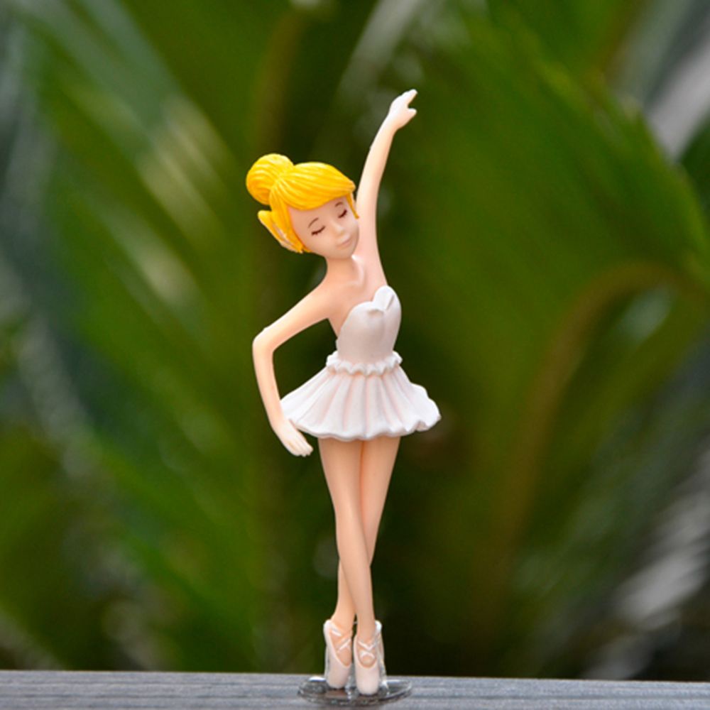 YIYU Cô gái múa ba lê dễ thương trang trí búp bê thu nhỏ