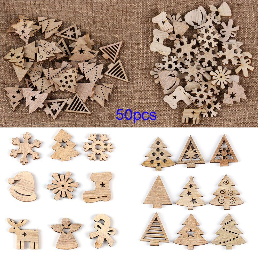 Set 50 Phụ Kiện Treo Trang Trí Cây Thông Noel DIY