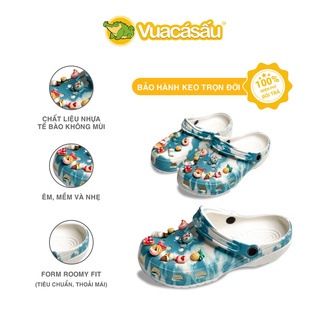 [HÀNG CAO CẤP] Dép CROCS CLASSIC GRAPHICS Nữ và Trẻ Em Êm Nhẹ, Mềm và Không Mùi